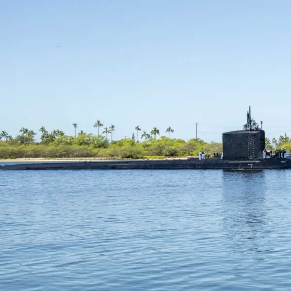 The U.S., the UK, and Australia designated the USS Colorado (SSN 788), a Virginia-class nuclear-powered attack submarine, as the first vessel to join AUKUS Submarine Rotational Force-West at HMAS Stirling in Australia in late 2027. (Picture source: US Navy)