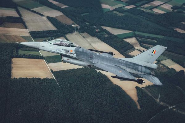 Belgian F-16s will help Ukraine intercept Russia’s fastest jet-powered Geran drones, flying at up to 600 km/h, by using their speed of Mach 2.05 and 20 mm cannons against targets that many Ukrainian interceptor drones cannot overtake. (Picture source: Belgian Air Force)