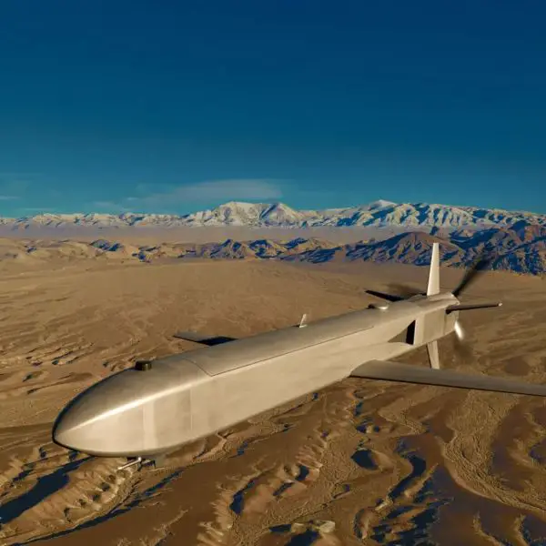 The SkyLance propeller-driven strike weapon is one of three British-designed long-range systems selected for further development under Project Brakestop. (Picture source: Rotron Aerospace)