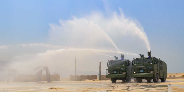 IAG Armored Water Cannon Riot Control 4x4 6x6 vehicle UAE specifications technical data fact sheet pictures video