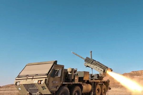 An Iron Dome air defense system launches an interceptor during a live-fire test conducted by the Israel Ministry of Defense. (Picture source: Israel Ministry of Defense)