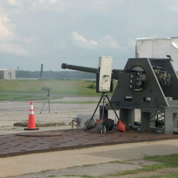 Northrop Grumman's Raid Hunter 50mm gun-based air defense system, designed to intercept drones, cruise missiles, and coordinated aerial attacks, is being equipped with the new Gryphon R1810 radar for longer-range detection and precision fire control (Picture source: Northrop Grumman)