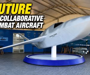 The FQ-42A Dark Merlin is one of the two aircraft selected by the US Air Force for the initial phase of its Collaborative Combat Aircraft programme (Picture source: Army Recognition)
