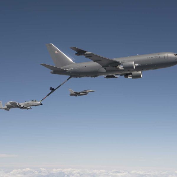 KC-46 Pegasus KC-46A Pegasus aerial refueling tanker multi-role transport aircraft specifications technical review technical data fact sheet pictures video.