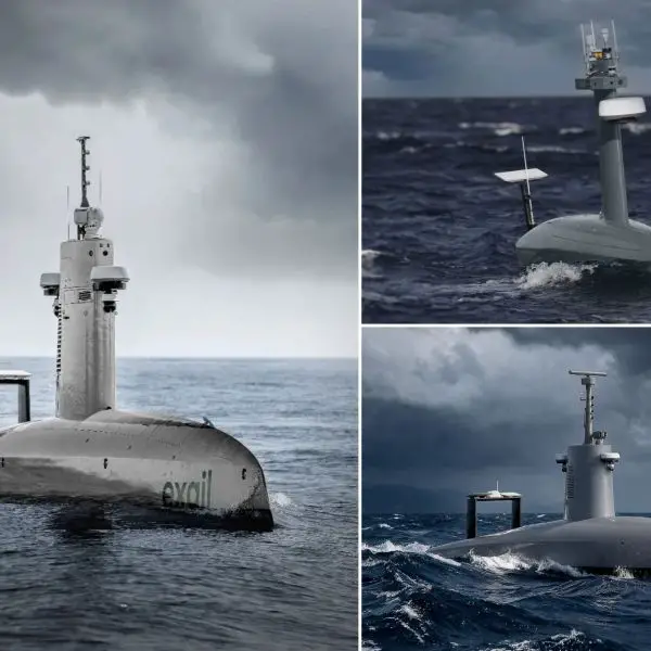 Exail’s Oryx O-16, H-8, and H-9 uncrewed surface vessels are designed to extend maritime surveillance through the Neptis system while reducing reliance on crewed warships for routine monitoring missions. ( Picture Source: Exail)
