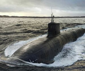 Artist’s rendering of a possible SSN-AUKUS design. The SSN-AUKUS, also known as SSN-A, is a planned nuclear-powered attack submarine class for the United Kingdom’s Royal Navy and Australia’s Royal Australian Navy, with the first British boat expected to enter service in the late 2030s and Australian submarines following in the early 2040s.
