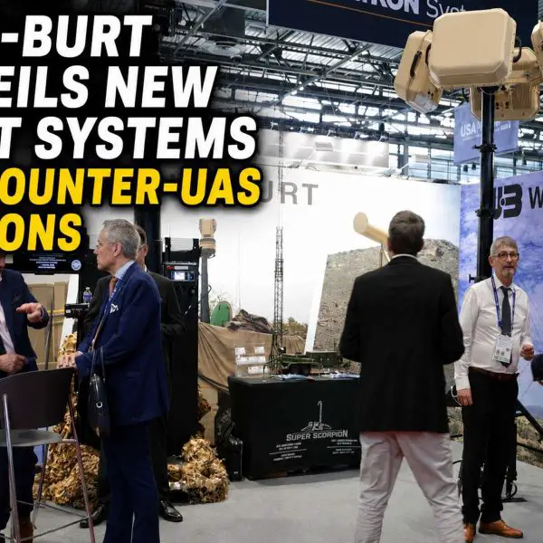 Will-Burt presents its Quadpod and Stiletto AL HD mast systems at Eurosatory 2026, offering mobile elevated support for counter-UAS sensors, surveillance payloads, communications equipment, and electronic-warfare systems (Picture source: Army Recognition Group).