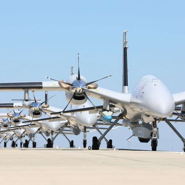 The Bayraktar Akinci is a high-altitude, long-endurance unmanned combat aircraft designed to conduct strike, intelligence, surveillance, and reconnaissance missions with a heavy weapons payload and satellite-controlled range (Picture Source: Baykar Technologies)