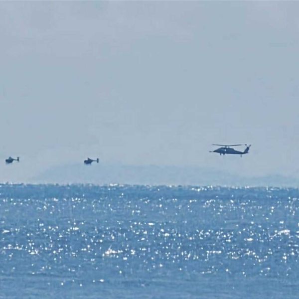 Helicopters from the U.S. Army’s 160th Special Operations Aviation Regiment (Airborne), identified through visual analysis by The Washington Post, fly over Caribbean waters less than 145 kilometers (90 miles) from the Venezuelan coast.