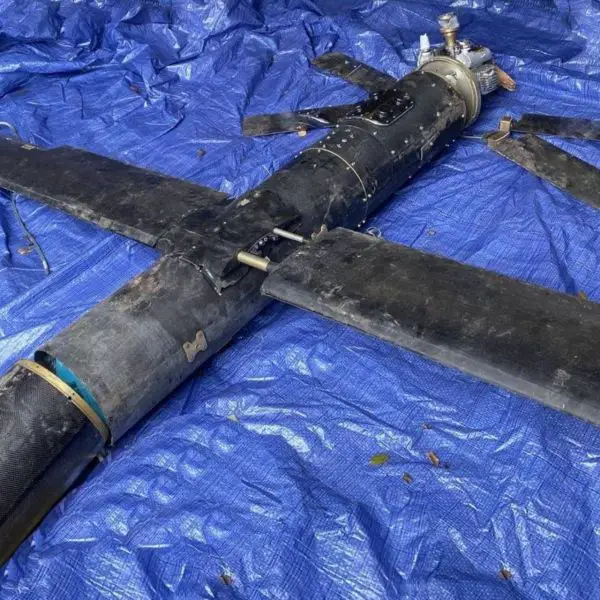 On the battlefield, the Shahed 107 adds an extra layer of threat between small FPV kamikaze drones and heavier systems such as cruise missiles or Shahed 136s (Picture source: Telegram Channel @Sergey Flash)