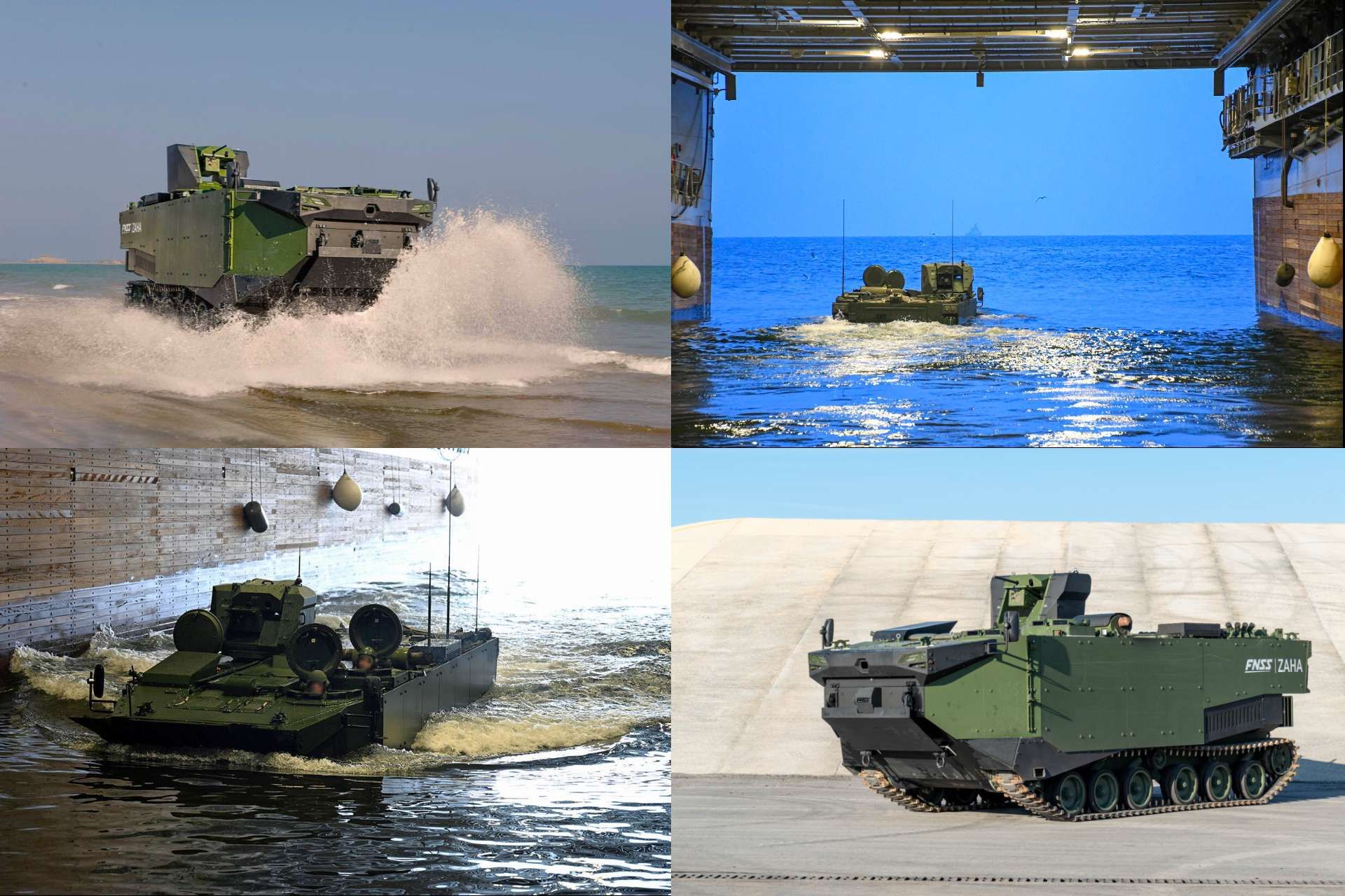 Turkish Marines deployed domestically built ZAHA amphibious assault vehicles during NATO’s STEADFAST DART 26 exercise in Germany’s Baltic region, marking the platform’s first major multinational operational use and reinforcing Alliance sea-to-shore power projection capability (Picture Source: FNSS, Turkish MOD, Anadolu Agency)