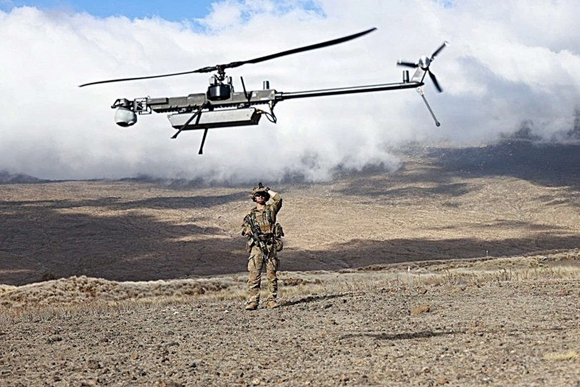 The US Army is using its new Ghost X reconnaissance drone in Hawaii training to spot targets quickly and link jungle patrols to long range HIMARS strikes in the Indo Pacific (Picture Source: U.S. Army)