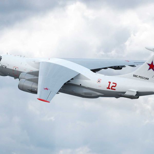 Powered by four PS-90A-76 turbofan engines, the Il-78MK-90A reaches a top speed of 800 kilometers per hour, a refueling speed between 450 and 600 kilometers per hour, and a total fuel transfer capacity of 78 tons at a distance of 1,000 kilometers. (Picture source: Rosoboronexport)