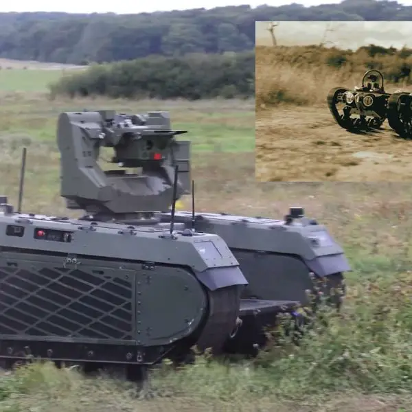 Denmark has begun its first operational testing of unmanned ground vehicles, evaluating the Estonian-built THeMIS and the UK-developed MFP-1 to understand how robotic systems could support future combat, logistics, and reconnaissance missions (Picture Source: Danish MoD / XRC Robotics)