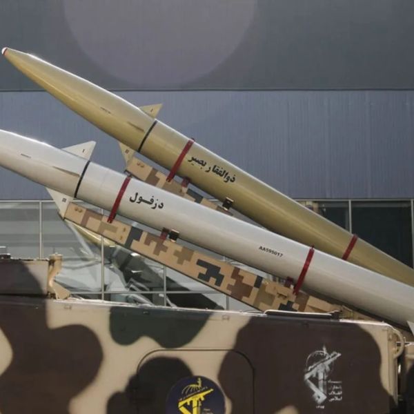 The Zolfaghar Basir anti-ship ballistic missile is operated by the IRGC Aerospace Force, part of Iran’s expanding solid-fuel missile arsenal. (Picture source: Iranian News Agency)