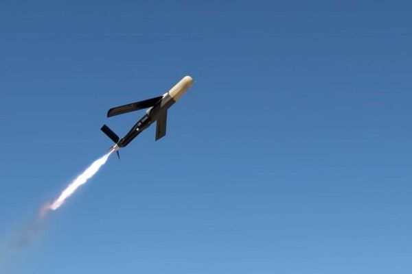 Raytheon’s Coyote Block 3NK is a recoverable counter-drone interceptor designed to hunt and disrupt multiple small UAS in a single sortie using a non-kinetic effect, delivering loitering “airborne magazine” defense against swarm attacks while reducing collateral damage and cutting per-engagement cost (Picture source: Raytheon).