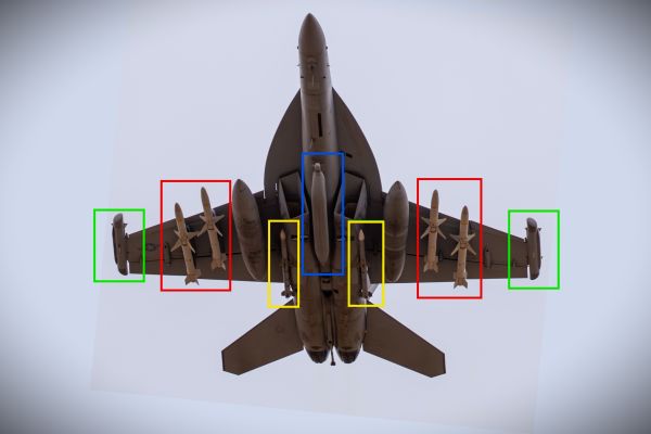 U.S. Central Command released a rare image of an EA-18G Growler in Operation Epic Fury, revealing a mixed electronic warfare loadout that highlights how the U.S. is executing sustained air defense suppression against Iranian targets (Picture Source: U.S. CENTCOM)