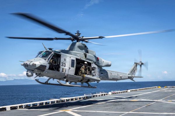 UH-1Y Venom Super Huey medium range utility transport helicopter United States