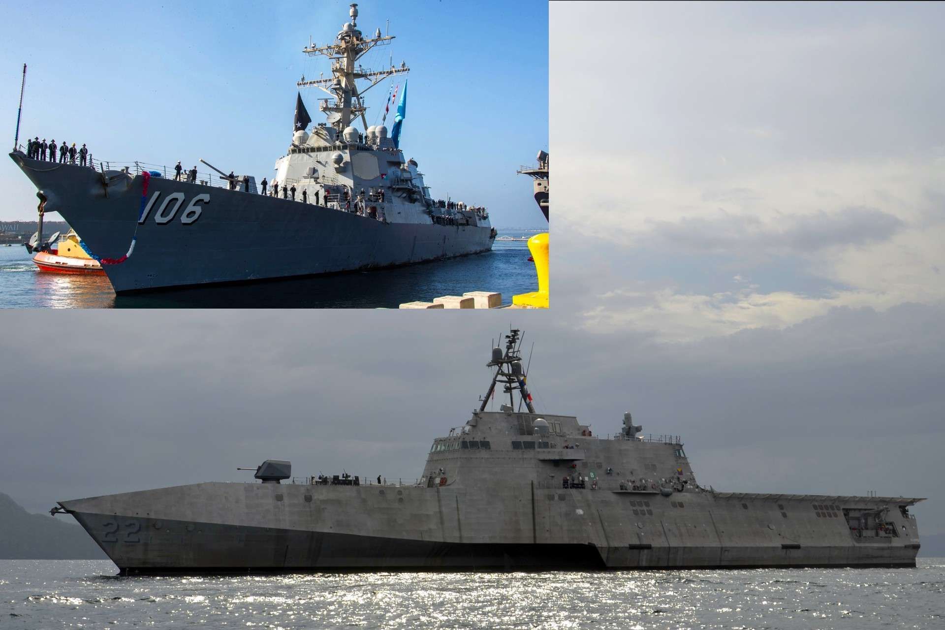 The U.S. Navy has awarded BAE Systems $98 million to perform scheduled dry-dock maintenance on a littoral combat ship and a guided-missile destroyer in San Diego, reinforcing fleet readiness and long-term surface combatant sustainment (Picture Source: U.S. Navy)