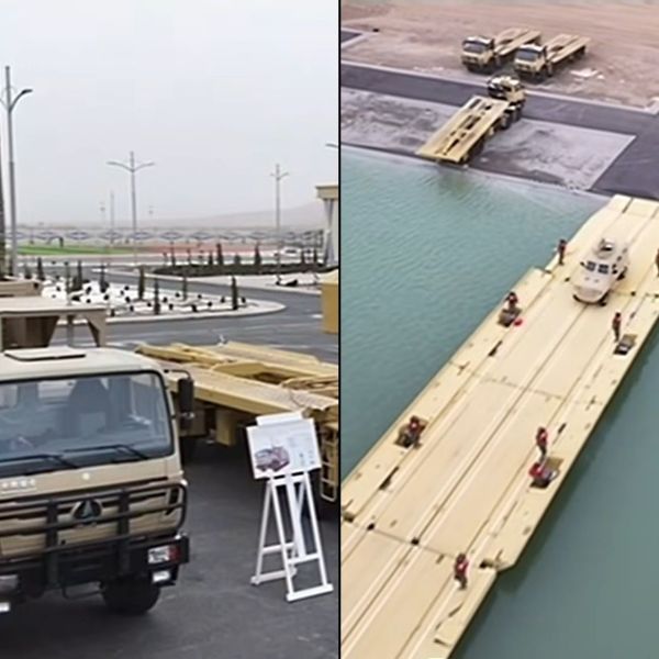 Taken together, the unveiling of the JN1101 anti-UAV system and the HZ powered pontoon bridge highlight Turkmenistan’s growing reliance on Chinese defense and emergency equipment suppliers (Picture source: Weibo Channel 疯子白杨)