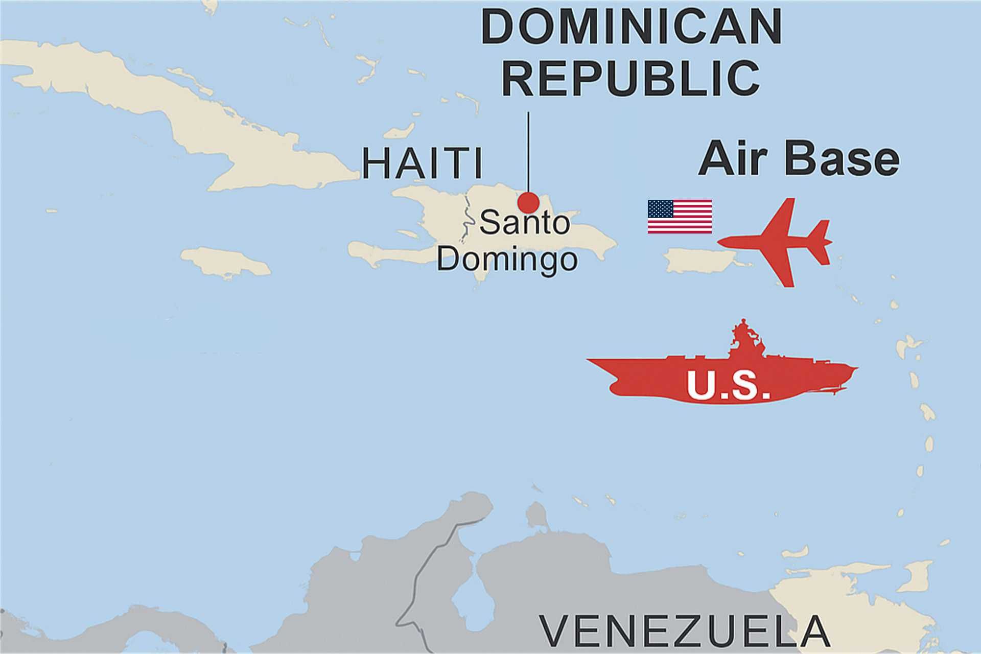 The strategic location of U.S. access to the Dominican air base enables rapid military air operations across the Caribbean and northern South America, providing forward reach for intelligence and reconnaissance missions, refueling, and logistical support in proximity to Venezuelan airspace.