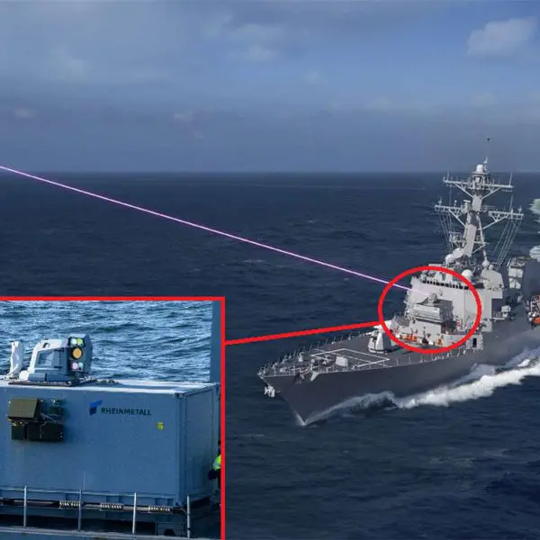 Rheinmetall and MBDA will form a joint venture to field naval laser weapons, building on a 20 kW demonstrator tested aboard frigate Sachsen to counter drones and close-in aerial threats (Picture source: Rheinmetall).