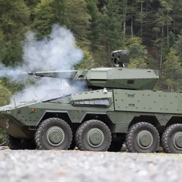 Rheinmetall’s Skyranger 30 turret, equipped with a 30 mm airburst cannon and missile options, forms the backbone of Germany’s new short-range air defense network (Picture source: Rheinmetall).