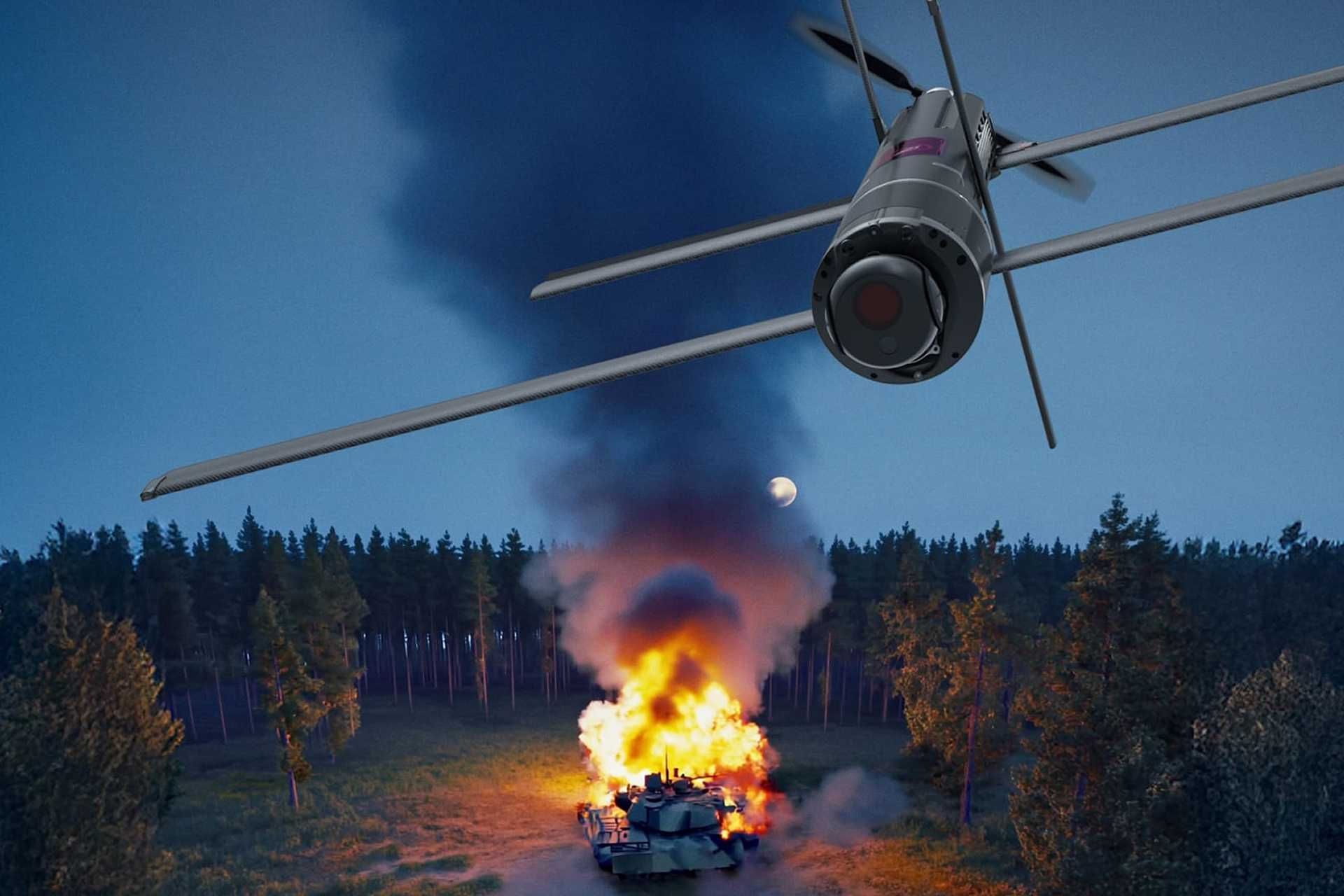 The U.S. need for the loitering munitions stemmed from lessons of the Russia–Ukraine war; current infantry brigade combat teams lacked organic anti‑tank weapons while both sides in Ukraine were exploiting kamikaze drones. (Picture source: AeroVironment)