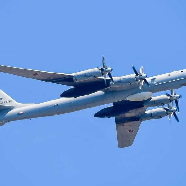 Russian Northern Fleet Tu-142MK crews completed the Russian Navy’s first-ever in-flight refueling near the North Pole, validating long-duration Arctic maritime patrol operations under extreme conditions (Picture Source: TASS)