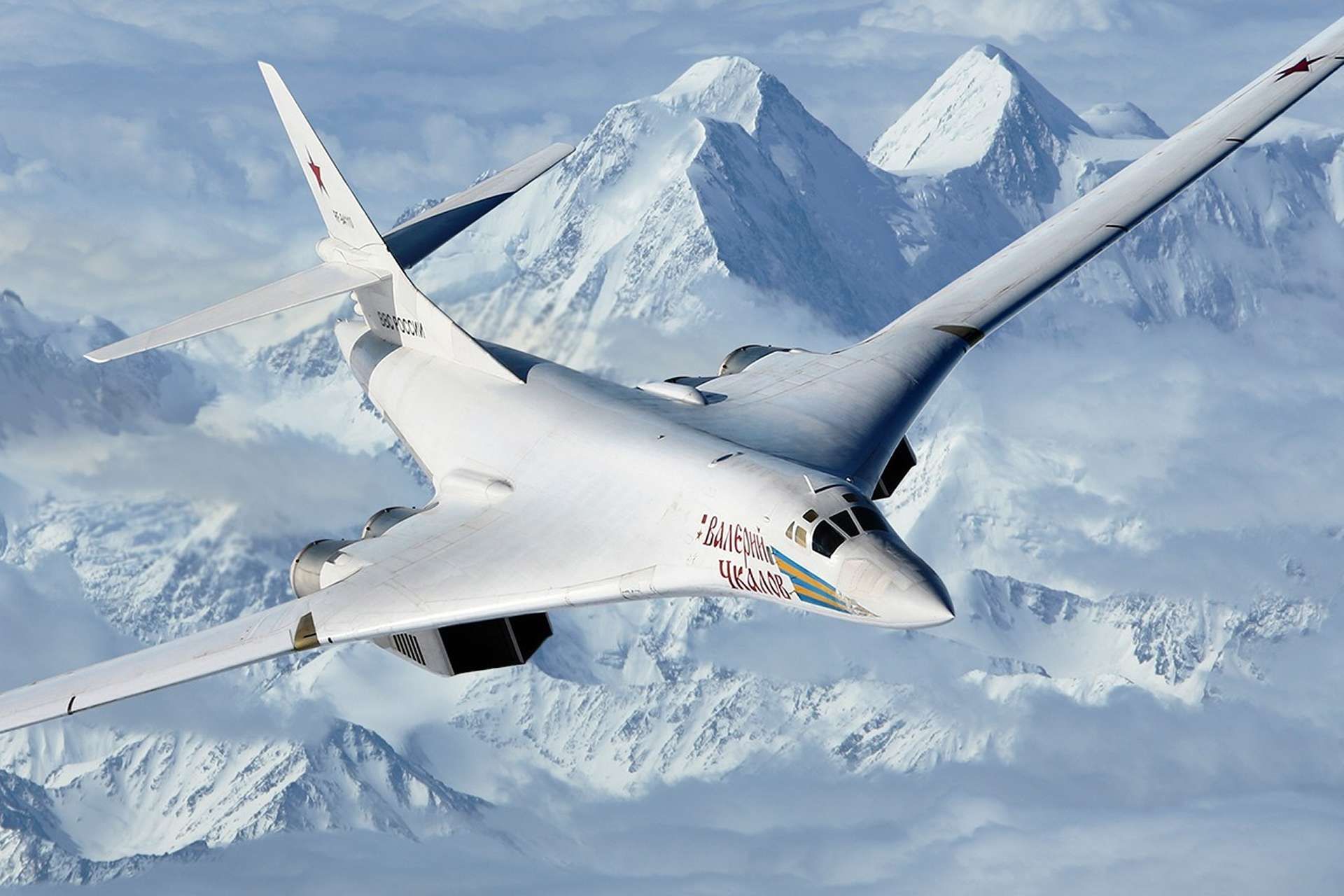 The Tu-160 is a large, swing-wing strategic bomber that combines high speed flight with long range endurance and the capacity to carry both conventional and nuclear cruise missiles (Picture Source: Ministry of Defence/Vadim Savitsky)