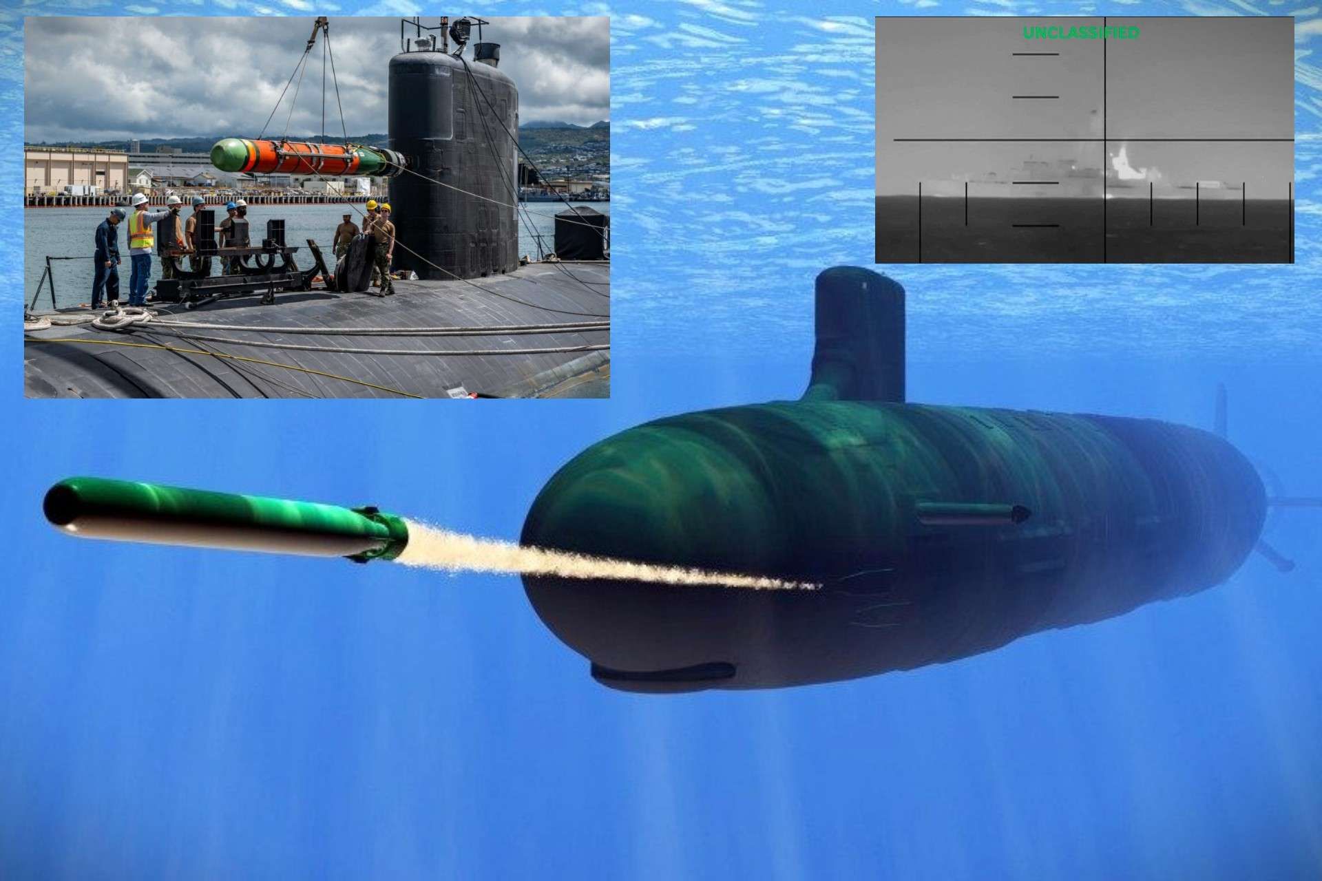 A U.S. Navy fast attack submarine sank an Iranian combatant vessel in the Indian Ocean with a single Mk 48 heavyweight torpedo, marking the first confirmed wartime sinking of an enemy warship by a U.S. submarine since World War II (Picture Source: U.S. Navy / U.S. Department of War / Lockheed Martin)