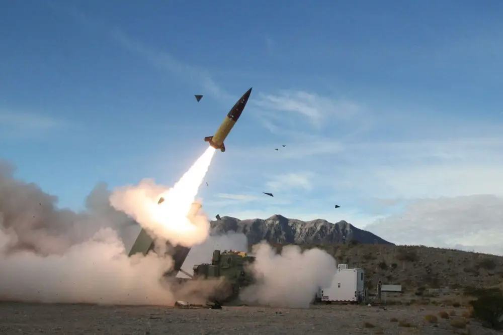 This photo shows a U.S. Army ATACMS tactical ballistic missile launch, used here for illustrative purposes to accompany coverage of the United Kingdom’s new Project Nightfall deep-strike missile initiative for Ukraine and does not depict the future UK system itself (Picture Source: Lockheed Martin)