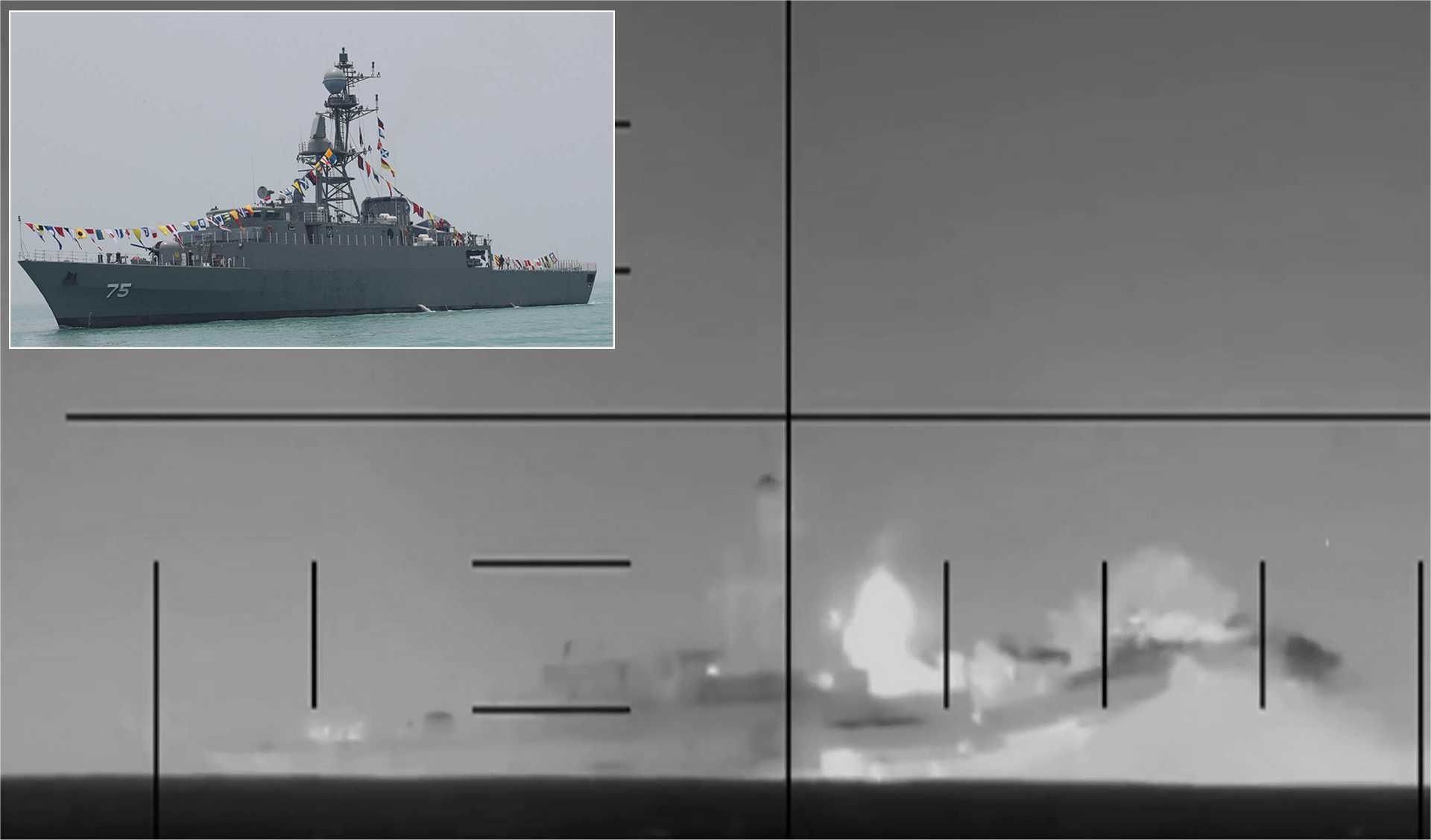 The confirmation by Pete Hegseth of the US submarine attack on the Iranian frigate IRIS Dena marks the first time a US submarine has sunk a warship with a torpedo in combat since World War II. (Picture source: US DoW and Iranian MoD)