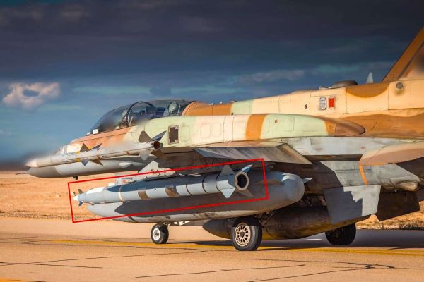 The Israel Defense Forces released official images of an F-16I Sufa armed with RAMPAGE stand-off missiles and extended range fuel tanks ahead of a long-range strike mission against targets in Iran under Operation Lion’s Roar (Picture Source: IDF)
