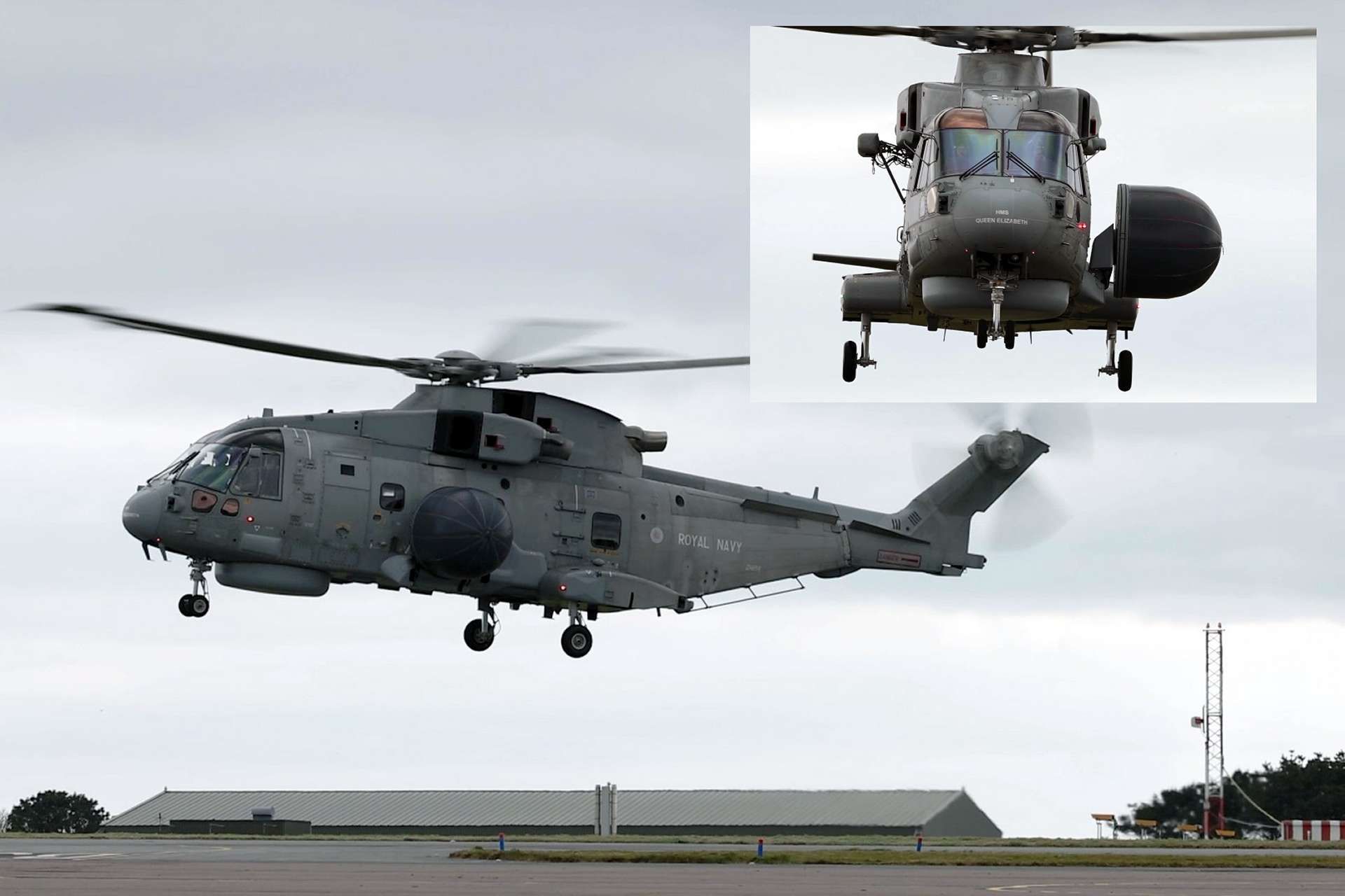 The United Kingdom has deployed a Royal Navy Merlin helicopter equipped with the Crowsnest airborne radar system to Cyprus, extending over-the-horizon surveillance and strengthening air defense coverage around RAF Akrotiri against drones and other aerial threats in the Eastern Mediterranean (Picture Source: UK MoD)