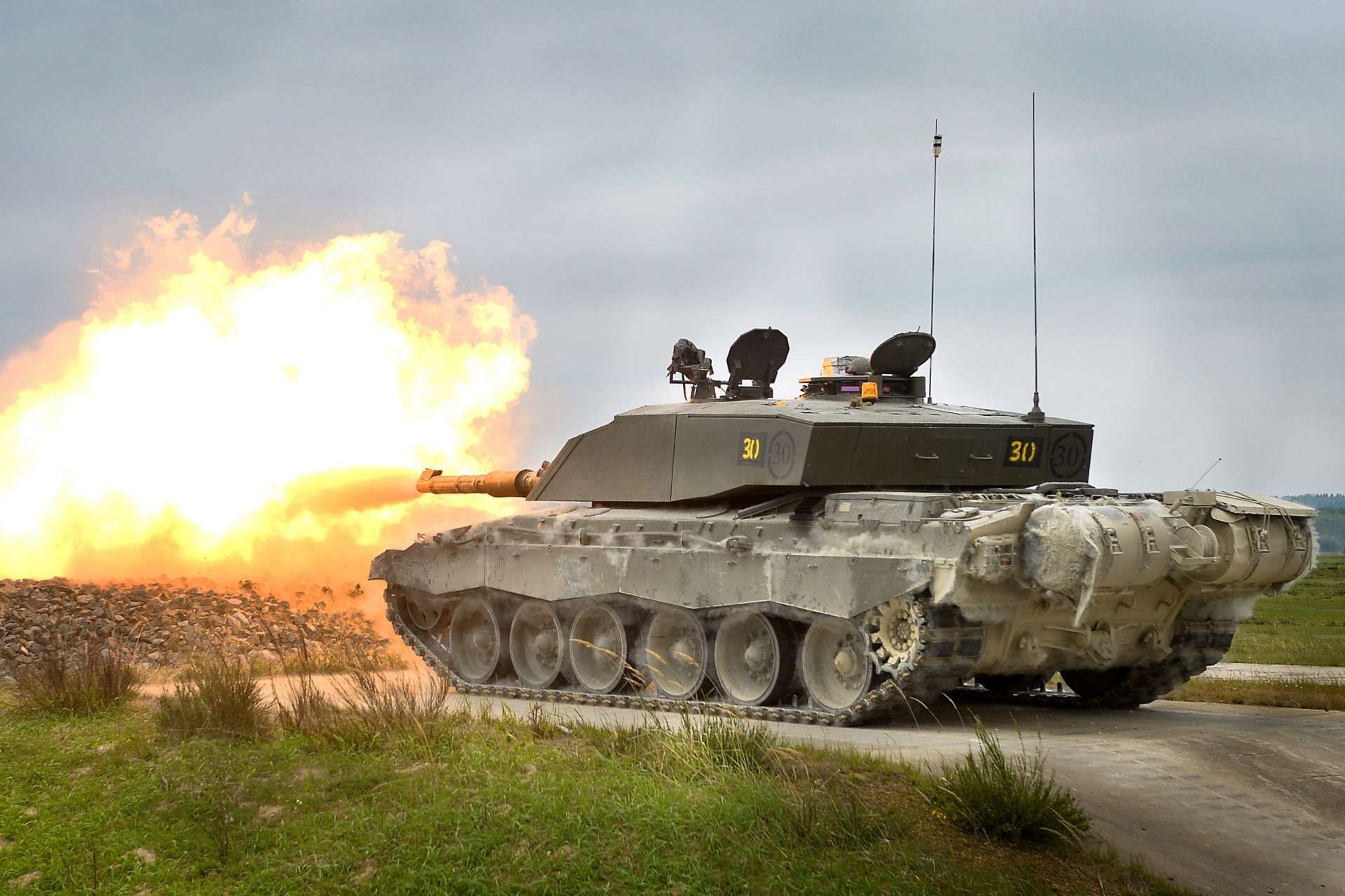 The Challenger 2 is a British main battle tank designed for front-line combat, featuring advanced Chobham-derived armor, a rifled 120mm gun, and exceptional survivability proven in operations from the Balkans to Iraq (Picture Source: UK MoD)