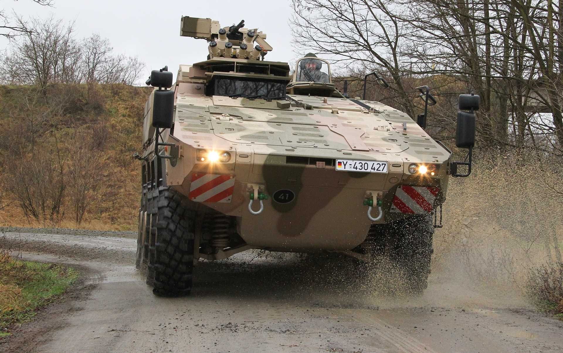 The Boxer, also known in German service as GTK, originates from a multinational European program launched in the 1990s to develop a new generation of wheeled armored fighting vehicles capable of replacing both aging tracked and wheeled vehicle fleets. (Picture source: German Army)