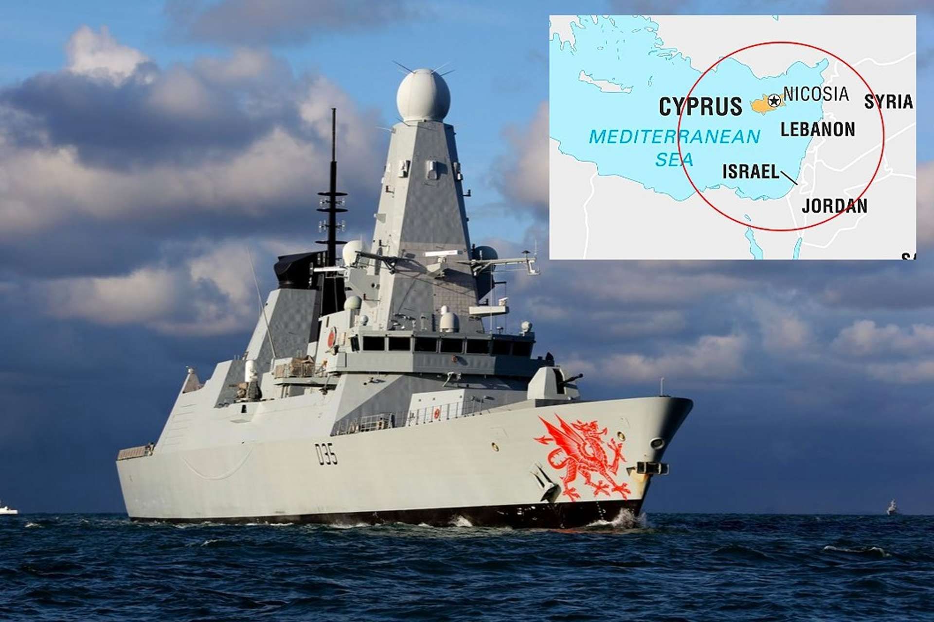  The Royal Navy has deployed HMS Dragon to the Eastern Mediterranean to reinforce Cyprus’s air and missile defence amid rising regional threats (Picture source: Royal British Navy)