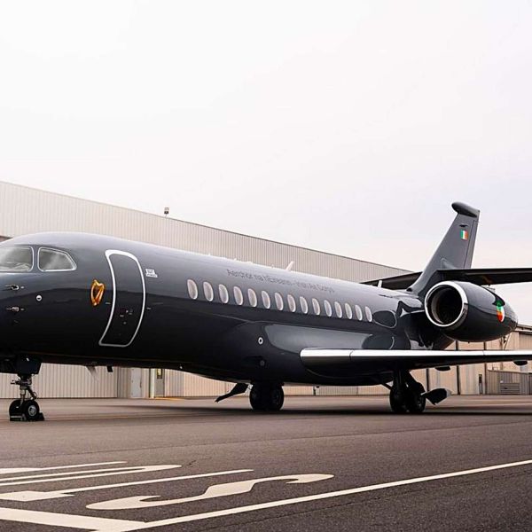 Ireland’s Air Corps has taken delivery of a new Falcon 6X long-range jet, boosting its ability to conduct evacuations, medical flights, and overseas missions when commercial travel is unavailable or unsuitable (Picture Source: Irish Department of Defence)