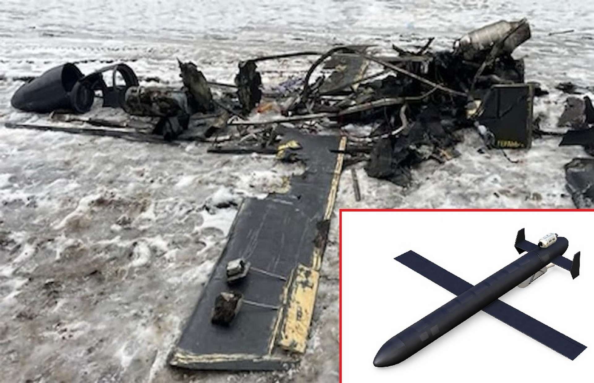 Russia’s Geran-5 is a jet-powered long-range strike drone assessed by Ukrainian intelligence as a derivative of Iran’s Karrar UAV, featuring a conventional fixed-wing layout, an estimated 1,000 km range, a 90 kg warhead, jam-resistant satellite navigation, and potential options for air launch from Su-25 aircraft and experimental carriage of short-range air-to-air missiles (Picture source: Open source).