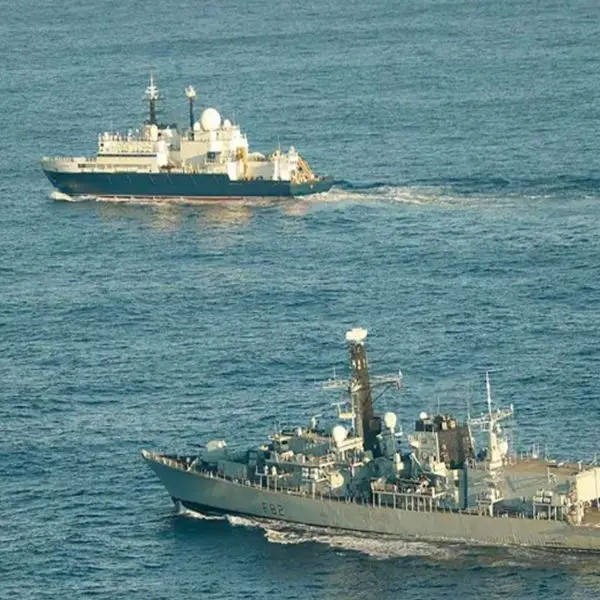 Royal Navy frigate HMS Somerset and RAF Poseidon aircraft shadow the Russian intelligence vessel Yantar as it approaches UK waters north of Scotland, amid rising concerns that the seabed warfare ship is mapping and probing critical British undersea cables (UK Navy).
