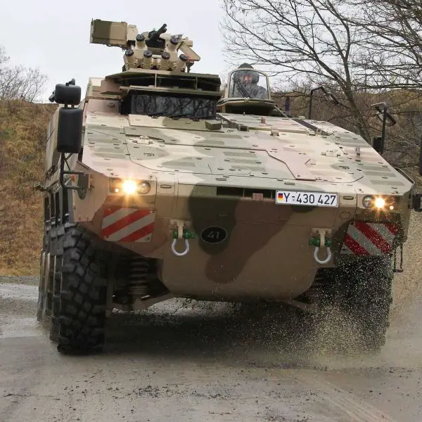 The Boxer, also known in German service as GTK, originates from a multinational European program launched in the 1990s to develop a new generation of wheeled armored fighting vehicles capable of replacing both aging tracked and wheeled vehicle fleets. (Picture source: German Army)