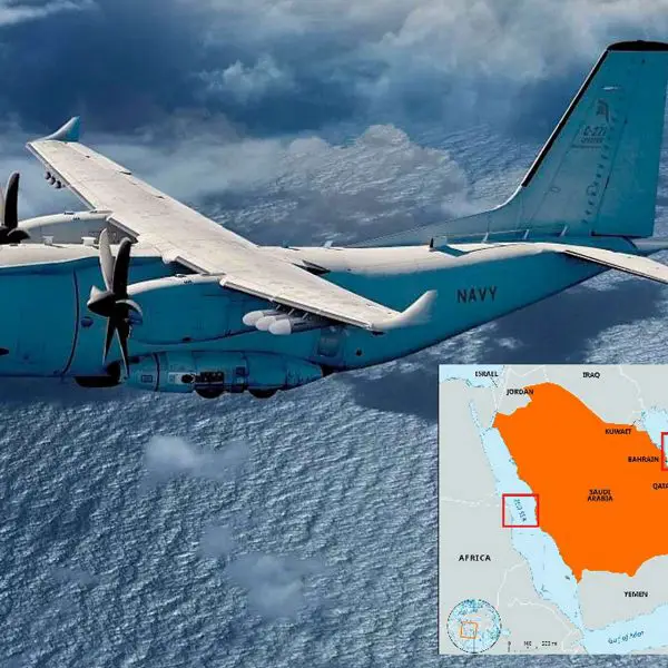 Saudi Arabia has signed a contract with Leonardo for four C-27J Maritime Patrol Aircraft to expand armed surveillance and response capabilities over the Red Sea and Persian Gulf amid rising maritime security threats (Picture Source: Britannica / Leonardo)