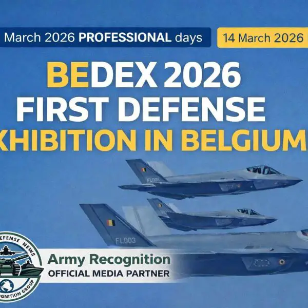 BEDEX 2026 at Brussels Expo will gather European defense leaders, industry innovators, and military decision-makers, with Army Recognition serving as Official Media Partner providing Daily News and Web TV coverage from the show floor (Picture source: BEDEX/ Army Recognition).