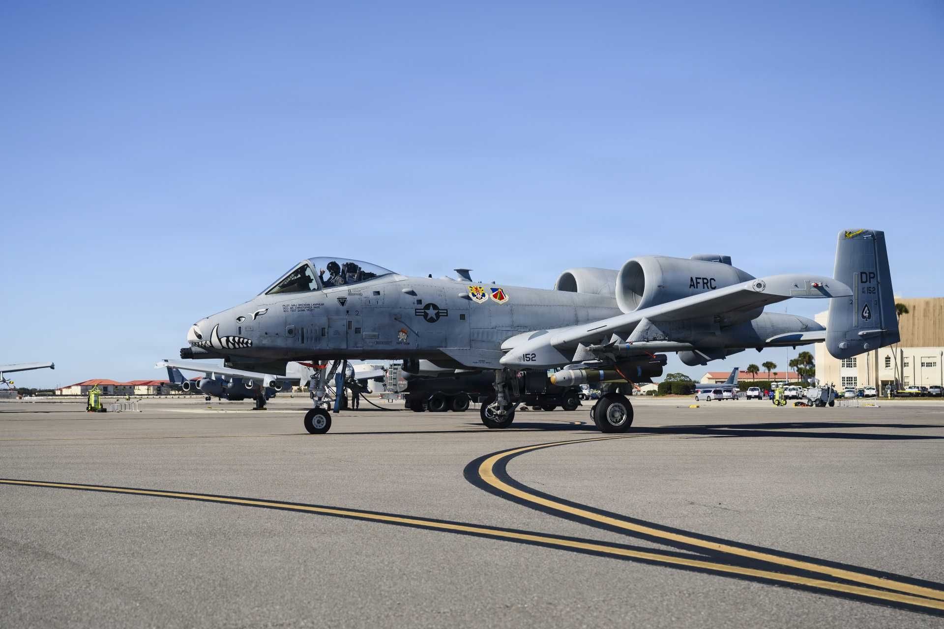 The A-10 Thunderbolt II was integrated into the initial strike wave against Iran, indicating missions requiring sustained close air support, armed overwatch, and engagement of dispersed targets. (Picture source: U.S. Air Force)