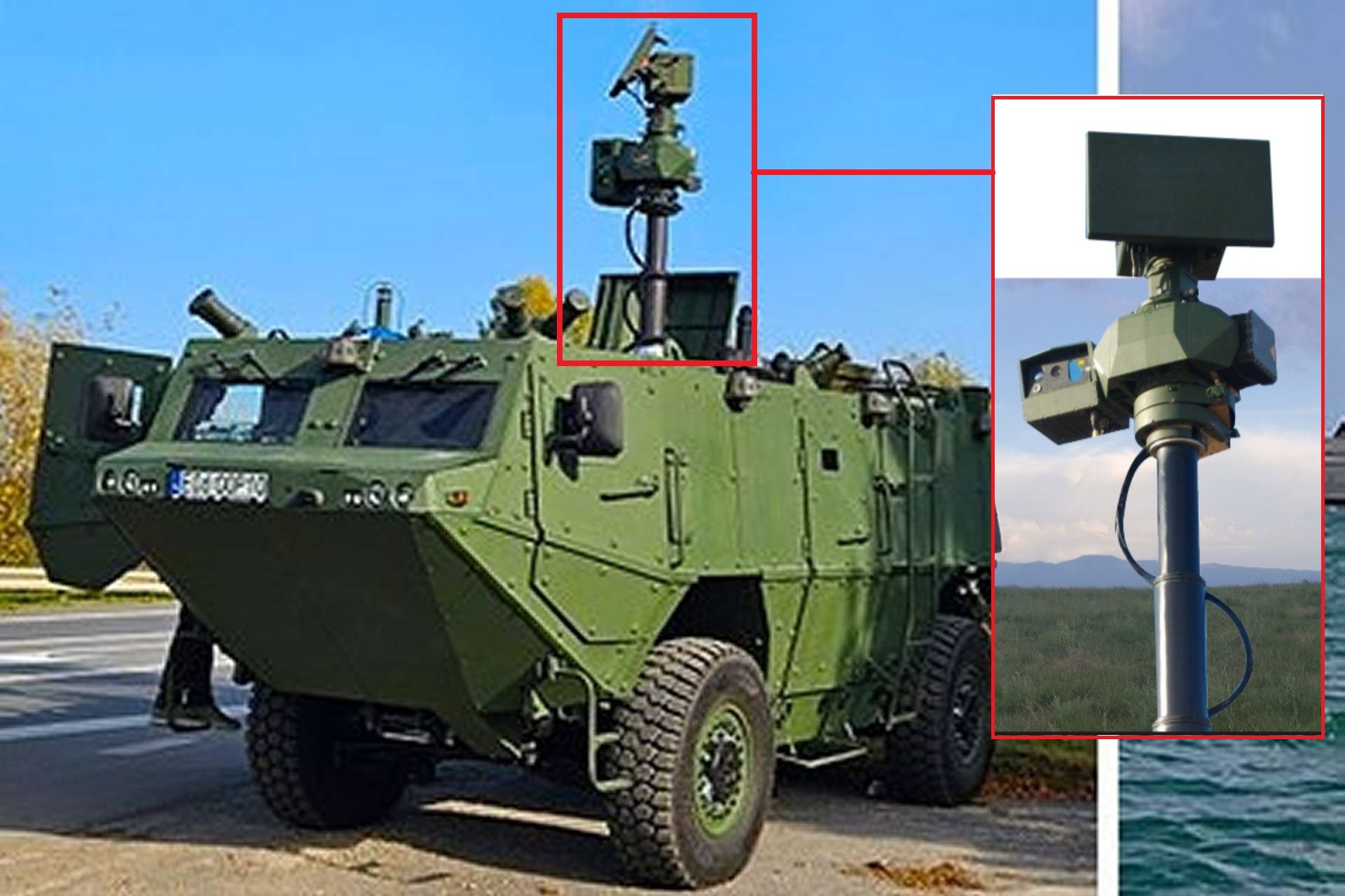 Poland’s Bóbr-3/Kleszcz provides the protected, amphibious, road-and-off-road mobility envelope for reconnaissance patrols, while ARSUS 100 brings the fused sensing, auto-tracking and coordinates-grade target acquisition needed to shorten decision cycles and reinforce allied deterrence messaging in the region (Picture Source: Aselsan)