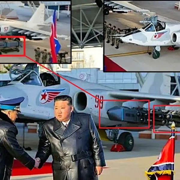 North Korea’s newly configured Su-25 carries a Taurus-style cruise missile, SDB-like precision glide bombs and a self-defense missile, turning the once low-level attack jet into a stand-off strike platform (Picture Source: North Korean MoD)