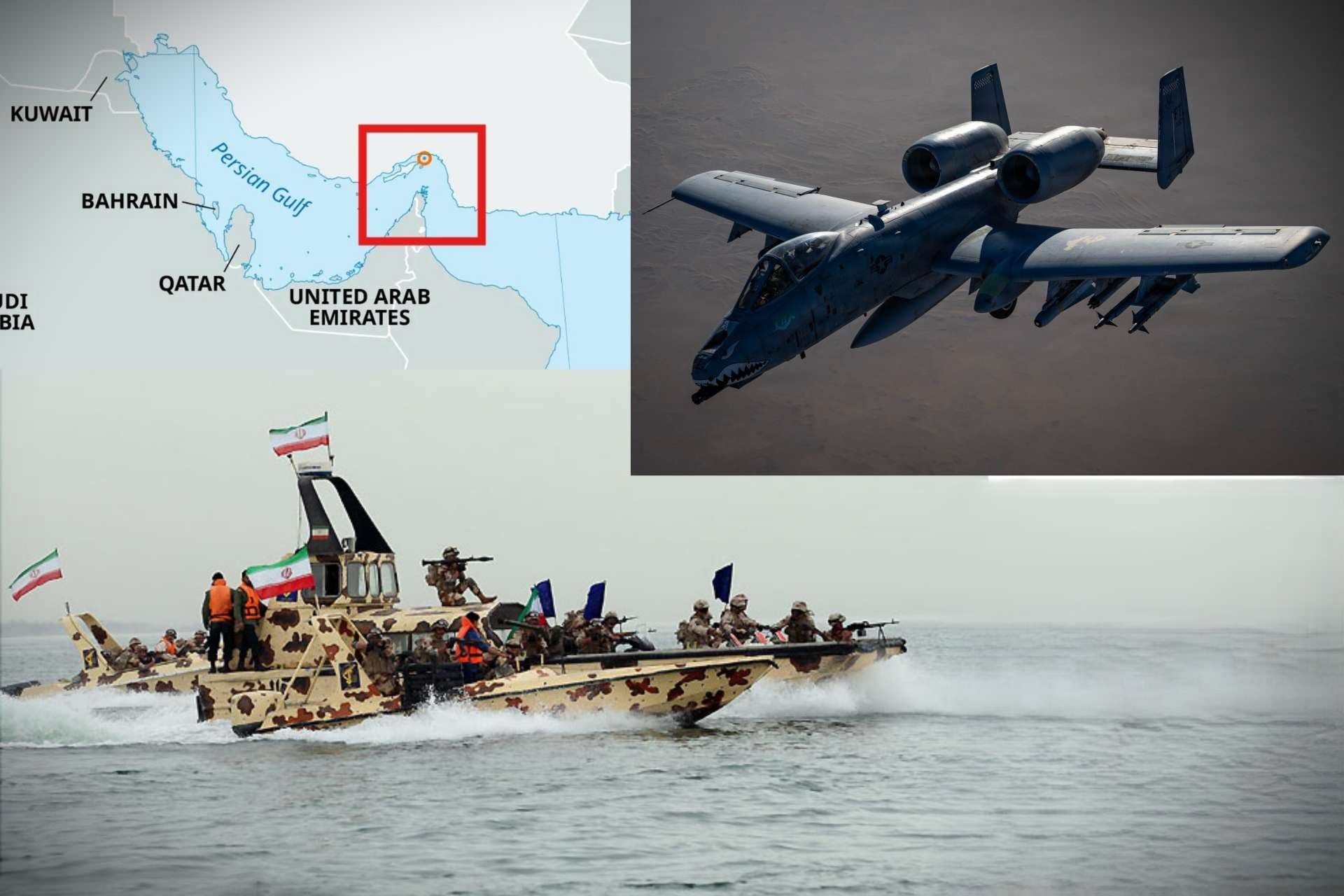Gen. Dan Caine confirmed that U.S. A-10 Warthogs and AH-64 Apache helicopters are now operating against Iranian fast attack craft in the Strait of Hormuz, expanding Operation Epic Fury’s maritime security mission in one of the world’s most strategically vital waterways (Picture Source: U.S. CENTCOM / Iranian Media / Britannica)