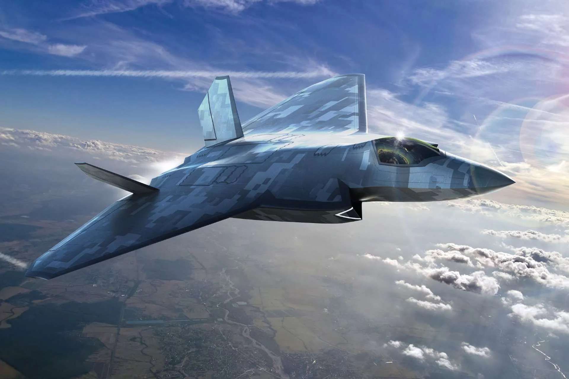 Life-size GCAP stealth fighter mock-up displayed at the 2024 Farnborough Airshow, as the UK prepares an estimated £6 billion funding package to move the joint UK-Japan-Italy combat aircraft program into full design and development (Picture source: Edgewing).