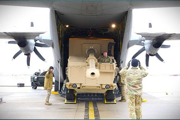 BAE Systems has revealed its MDACS 155 mm cannon system armed with Hypervelocity Projectiles, aiming to provide a mobile and lower-cost defense against drones, cruise missiles and aerial saturation attacks (Picture Source: BAE Systems)
